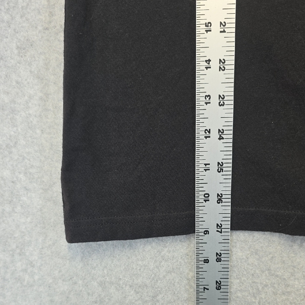 Bundle of 2 Black V-Neck T-Shirts Tultex 100% Cotton Women’s XL - Picture 3 of 7